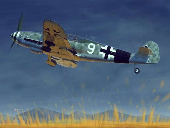 TRUMPETER maquette avion 02298 Messerschmitt Bf109G-10 1/32