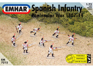 EMHAR figurine 7215 Infanterie Espagnole 1807/1814 1/72
