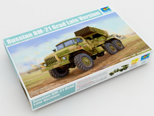 Trumpeter maquette militaire 01014 Camion lance roquettes Russes BM-21 Grad Fin de production 1/35