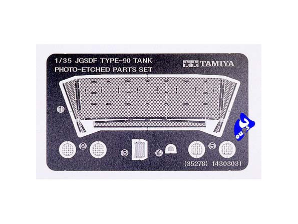 Tamiya maquette militaire 35278 photodecoupe JGSDF 1/35