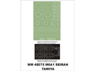 Montex Maxi Mask MM48075 Aichi M6 Seiran Tamiya 1/48