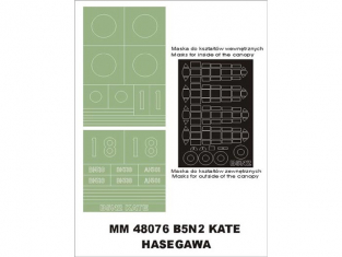 Montex Maxi Mask MM48076 B6N Kate Hasegawa 1/48