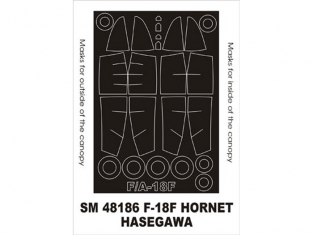 Montex Mini Mask SM48186 F/A-18F Hornet Hasegawa 1/48