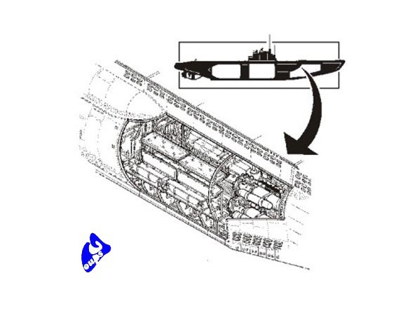 CMK Maquettes Bateau n72002 COMPARTIMENT AVANT U- BOAT 1/72