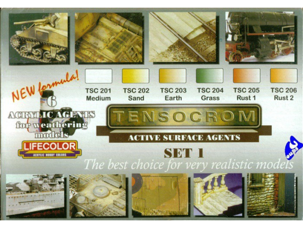 Lifecolor peinture Tensocrom Set1