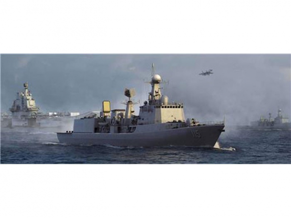 Trumpeter maquette bateau 03619 DESTROYER ANTI AÉRIEN TYPE 051C MARINE CHINOISE 1/200