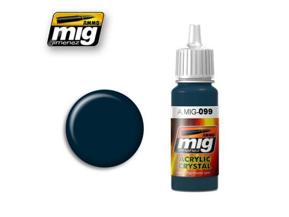 MIG peinture authentique 099 Bleu nuit cristal