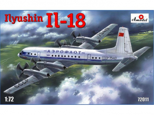 Amodel maquettes avion 72011 ILYUSHIN IL-18 1/72