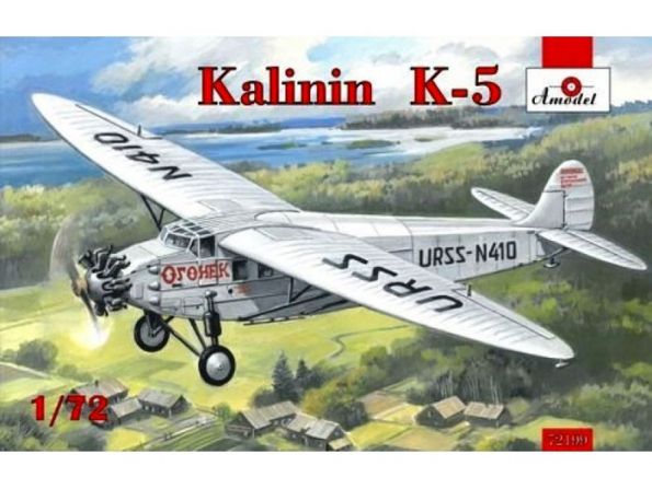 Amodel maquettes avion 72199 KALININ K-5 SOVIET AIRLINER 1/72