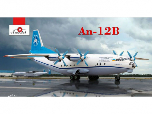 Amodel maquettes avion 1470 ANTONOV An-12B (Airliners & Phoenix Avia) 1/144