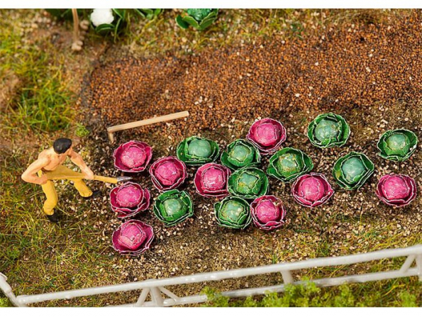 Faller diorama 181263 10 Choux blancs et 10 Choux rouges HO