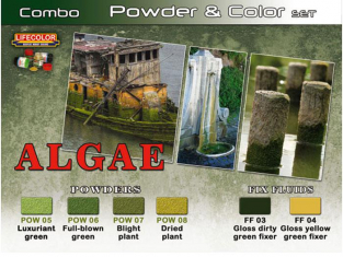 LIFECOLOR peinture SPG07 Set Algues