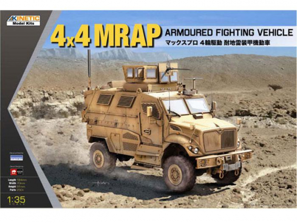 Kinetic maquette avion K61011 4x4 MRAP AFV 1/35