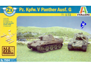 Italeri maquette militaire 7504 Panther V wargame 1/72