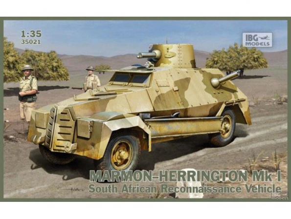 IBG maquette militaire 35021 MARMON-HERRINGTON Mk.I Véhicule De Reconnaissance Sud Africain 1/35