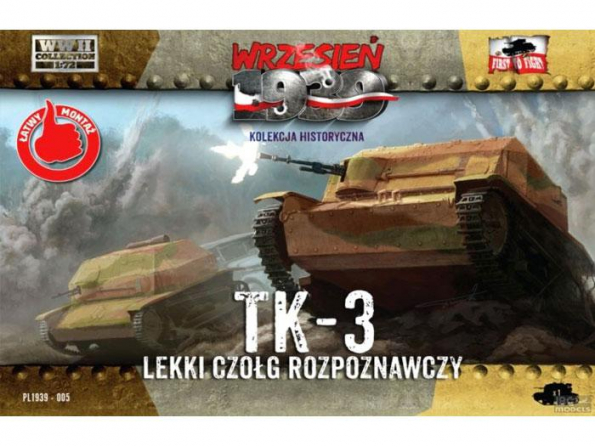 IBG maquette militaire pl005 TK-3 TANKETTE POLONAISE 1/72