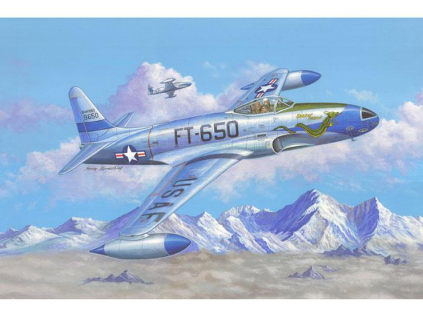 Hobby Boss maquettes avion 81725 F-80C Shooting Star 1/48