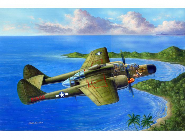 hobby Boss maquettes avion 81730 US P-61A Black Widow 1/48