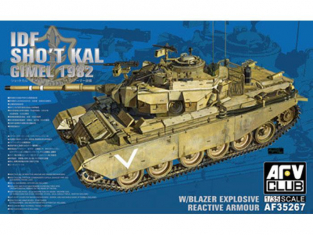 AVF Club maquette militaire 35267 SHO’T KAL GIMEL 1982 Avec Blazer Explosive Reactive Armour 1/35