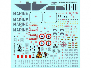 Berna Decals BD32-33 Aeronavale Westland WG-13 Lynx 1/32