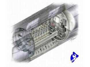 CMK Maquettes Bateau n72003 COMPARTIMENT MOTEUR U-BOAT 1/72
