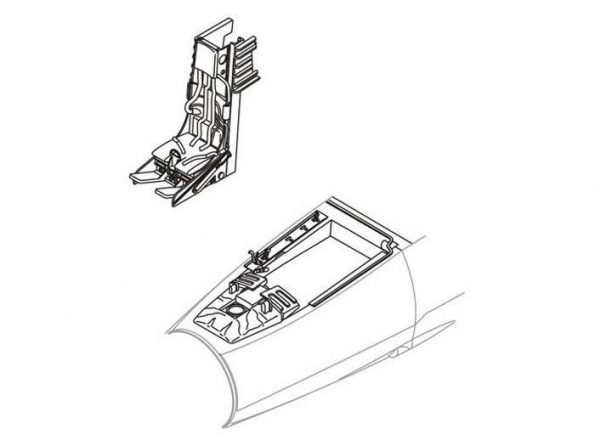 CMK kit d'amelioration 5059 SET COCKPIT Pour F-104G STARFIGHTER 1/32