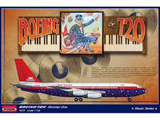 Roden maquette avion 315 BOEING 720 "ELTON JOHN" 1974 1/144