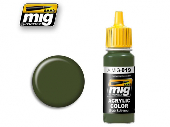 MIG peinture authentique 019 Vert Russe 4BO