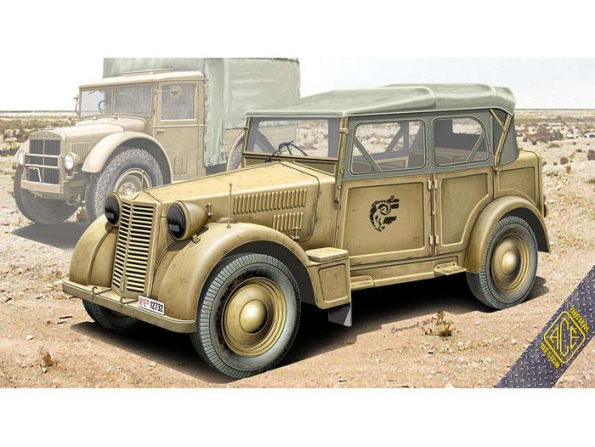 Ace maquette militaire 72548 FIAT 508 CM COLONIALE VEHICULE LÉGER ITALIEN 1942 1/72