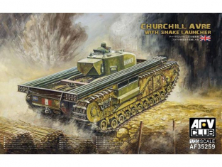 AFV maquette militaire 35259 CHURCHILL AVRE Avec SNAKE LAUNCHER 1/35