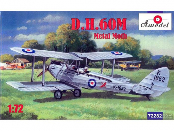 Amodel maquette avion 72282 DE HAVILLAND DH.60 M METAL MOTH 1/72