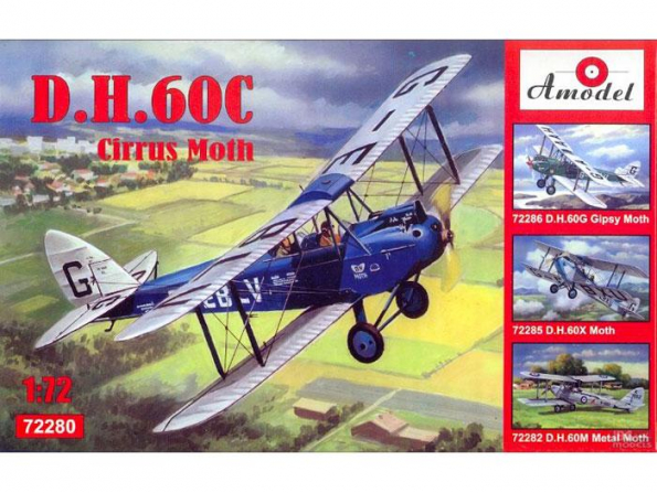 Amodel maquette avion 72280 DE HAVILLAND DH.60 C CIRRUS MOTH 1/72