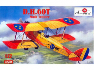 Amodel maquette avion 72284 DE HAVILLAND DH.60 T MOTH TRAINER 1/72