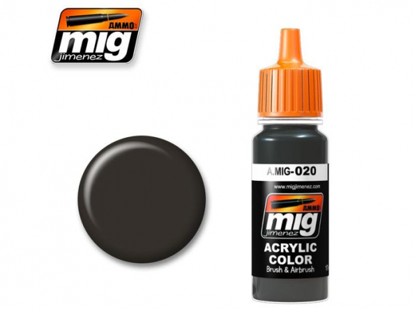 MIG peinture authentique 020 Marron Russe 6K