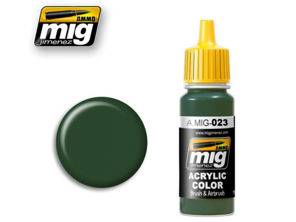 MIG peinture authentique 023 Vert protecteur
