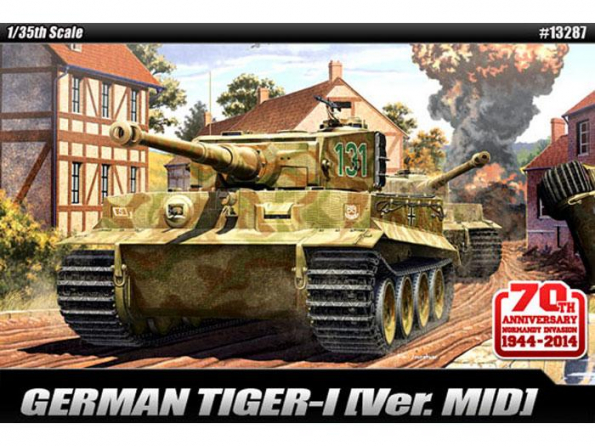 Academy maquette militaire 13287 Tiger I Mid Version 1/35