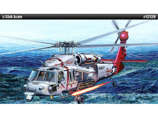 Academy maquette Helicoptére 12120 USN MH-60S HSC-9 Trouble Shooter 1/35