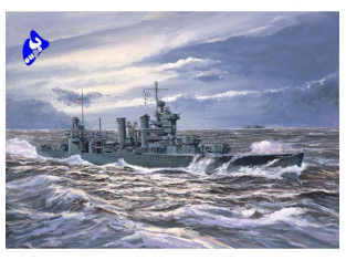 Trumpeter maquette bateau 05742 USS CA-32 «NEW ORLEANS» 1/700