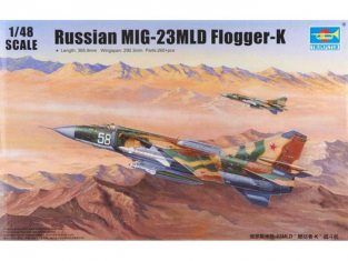 Trumpeter maquette avion 02856 MIG-23MLD Flogger- K 1/48