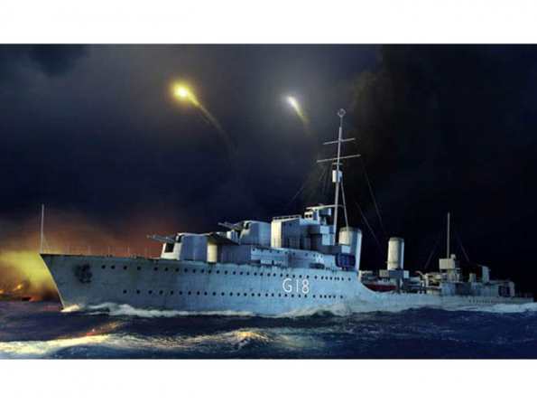 Trumpeter maquette bateau 05332 HMS "ZULU" DESTROYER BRITANNIQUE 1941 1/350