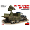 Miniart maquette militaire 35177 GAZ-AAA + Quad M4 Maxim 1/35