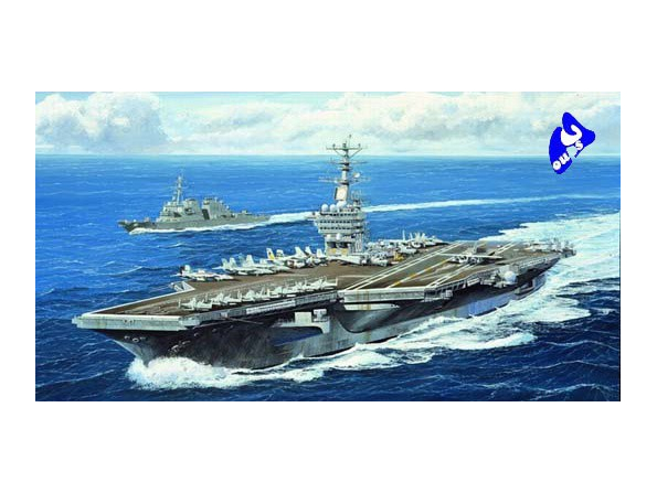 Trumpeter maquette bateau 05739 USS CVN-68 "NIMITZ" 1/700