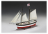 Amati maquette bateau bois 1450 HUNTER Q-SHIP 1/60