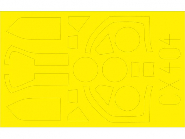 Eduard Express Mask CX404 S-199 Kzp 1/72