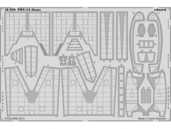 EDUARD photodecoupe avion 48826 Flotteurs PBY-5A Revell 1/48