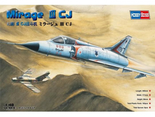 Hobby Boss maquette avion 80316 Mirage III CJ 1/48