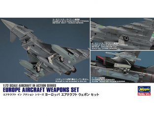 Hasegawa maquette avion 35115 set d'armes pour avions Européens 1/72