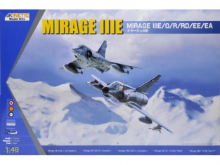 Kinetic maquette avion 48050 MIRAGE IIIE 1/48