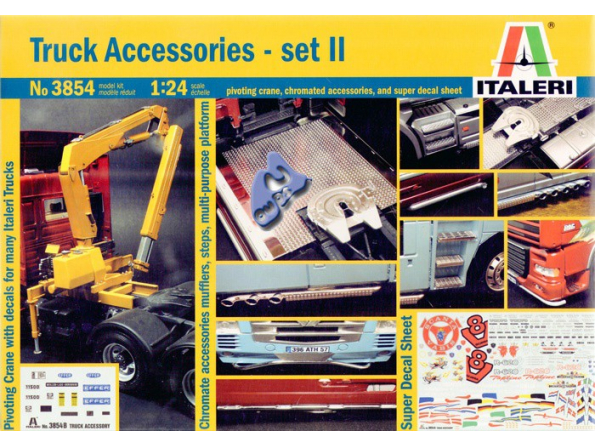 ITALERI maquette camion 3854 Truck Accessoires 1/24