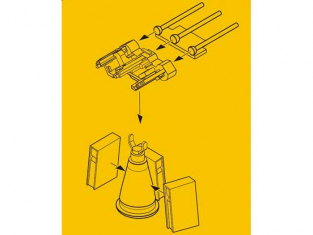 CMK kit resine 2059 2 CM MG 151/20 FLA SL151 (DRILLING) 1/72